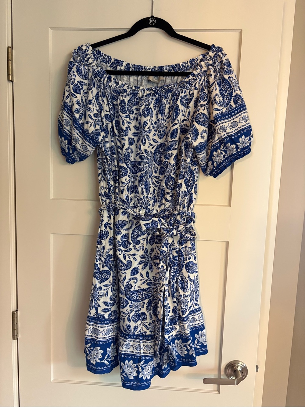 Ann Taylor LOFT Blue and White Floral Dress